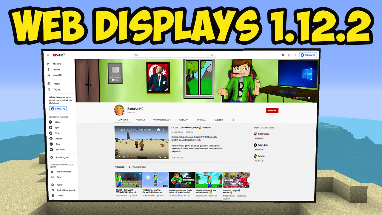 Webdisplays mod installer for minecraft 1 12 2